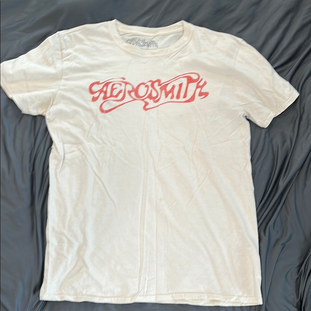 White Aerosmith T-Shirt